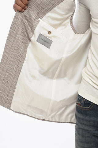 Gilet in Seta con Collo Coreano