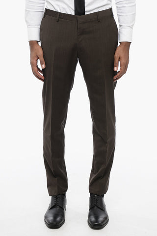 CC COLLECTION District Check Motif Side Vents Notch Lapel RESET 2-Button Suit