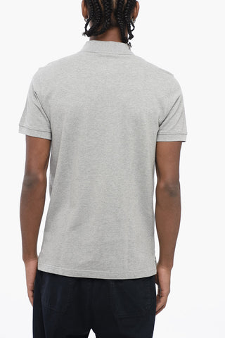 Cotton Polo with Logo Patch