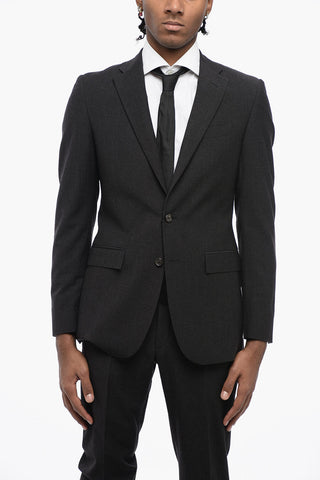 CC COLLECTION Stretch Virgin Wool 2-Button Suit