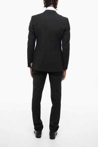 CC COLLECTION Stretch Virgin Wool 2-Button Suit