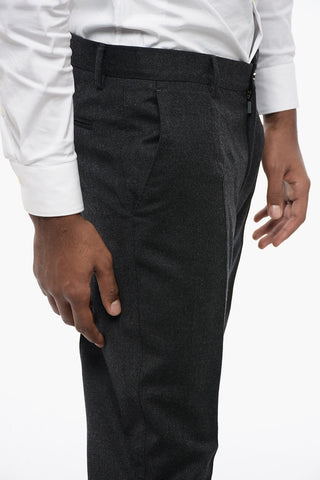 Virgin Wool Blend Chinos Pants