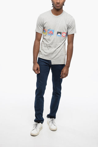 SHIRT Crew Neck PACMAN T-Shirt with Print