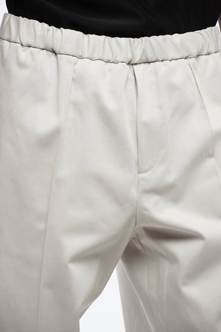 4-Taschen-Hose aus Baumwolltwill mit elastischem Bund