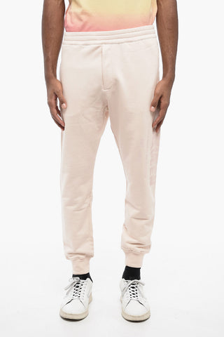 Brushed Cotton Sweatpants with Cuffs