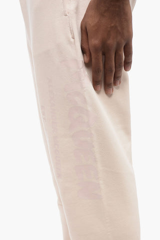 Brushed Cotton Sweatpants with Cuffs