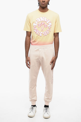 Brushed Cotton Sweatpants with Cuffs