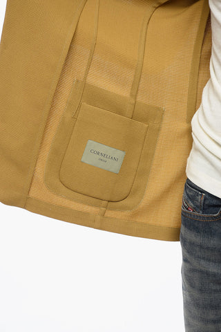 CIRCLE Blazer Sfoderato in Lana Vergine con Tasche a Toppa