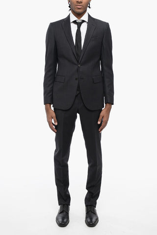CC COLLECTION virgin wool side vents 2-button suit
