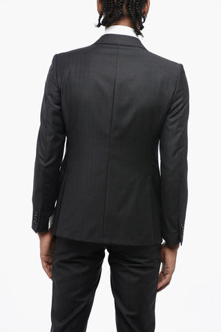 CC COLLECTION virgin wool side vents 2-button suit