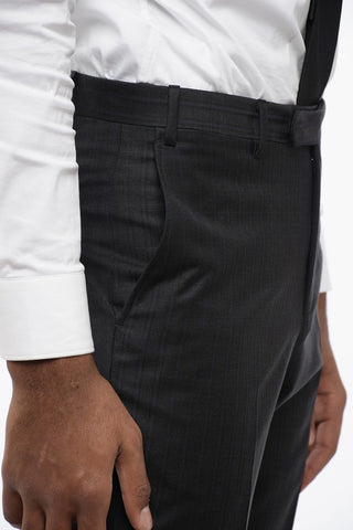 CC COLLECTION virgin wool side vents 2-button suit