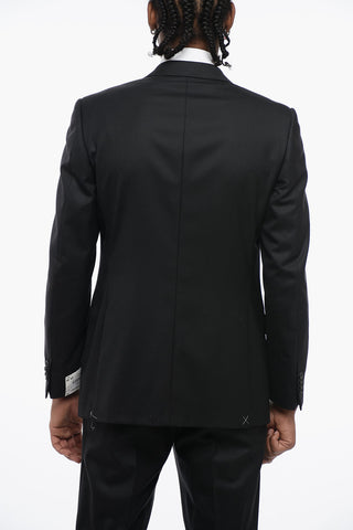 CC COLLECTION Abito 3 Bottoni in Lana Vergine Due Spacchi Revers Classico