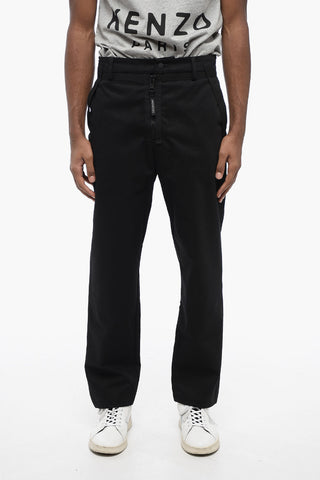 CRAIG GREEN Cotton Pants with Quilted Nylon Details