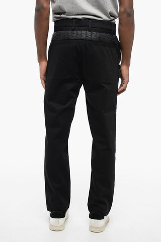 CRAIG GREEN Cotton Pants with Quilted Nylon Details