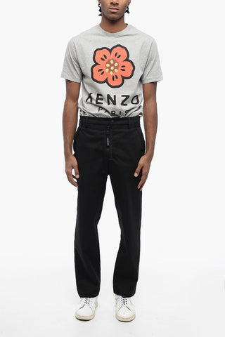 CRAIG GREEN Cotton Pants with Quilted Nylon Details