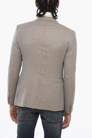 CC COLLECTION Blazer Semifoderato con Motivo Geometrico