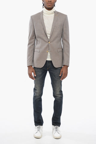 CC COLLECTION Blazer Semifoderato con Motivo Geometrico