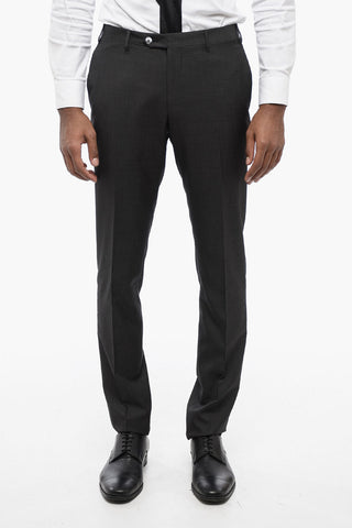 1-Button Suit CERIM ACADEMY Swiss Dot With One Vent And Peak Lapel