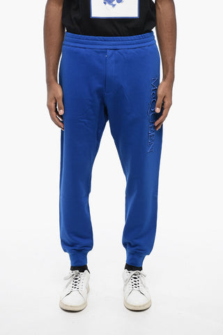 Brushed Cotton Sweatpants with Cuffs