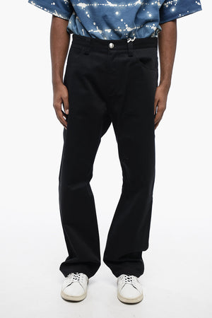 5-Pocket Cotton Twill Trousers with Belt Loops
