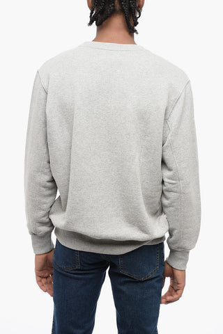 Brushed Cotton Crew-neck Sweatshirt