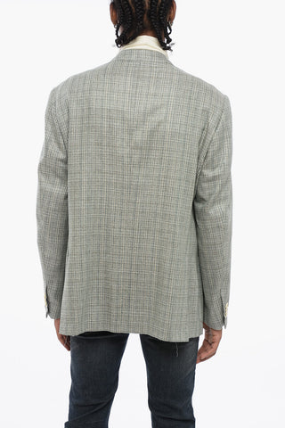 Unlined LEADER Silk Blazer with Patch Pockets