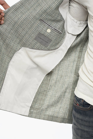 Unlined LEADER Silk Blazer with Patch Pockets