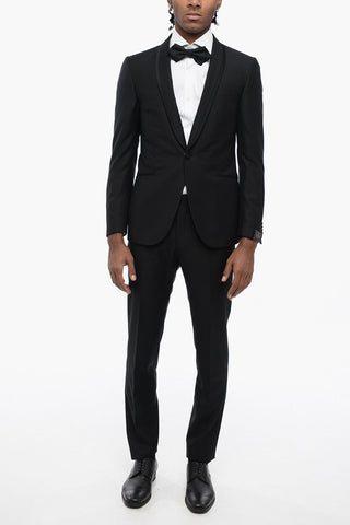 Virgin Wool CERIM.ACADEMY Shawl Lapel 1-Button Suit