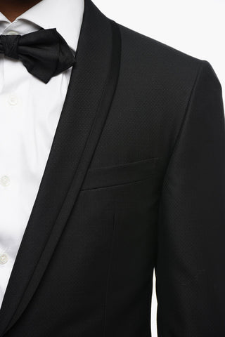 Virgin Wool CERIM.ACADEMY Shawl Lapel 1-Button Suit