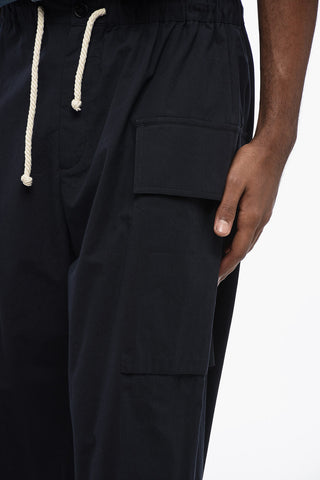Shorts Cargo in Cotone con Coulisse in Corda
