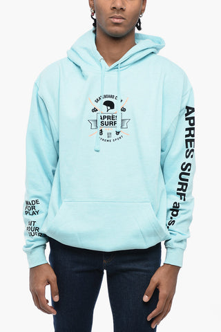 Fleeced-Cotton Blend BOB Hoodie with Patch Pocket