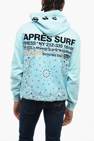 Fleeced-Cotton Blend BOB Hoodie with Patch Pocket