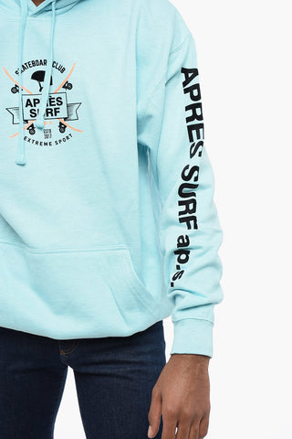 Fleeced-Cotton Blend BOB Hoodie with Patch Pocket