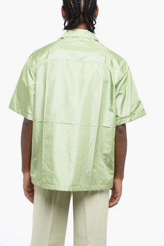 Oversized Nylon Bowling Shirt