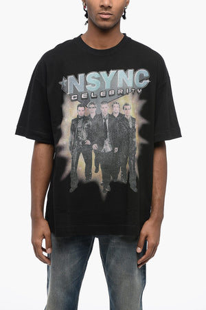 라운드넥 티셔츠 NSYNC CELEBRITY 프린트