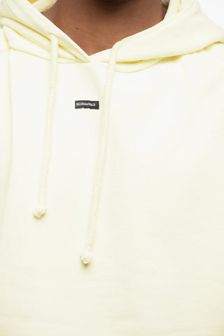 Fleeced-Cotton Hoodie with Patch Pocket