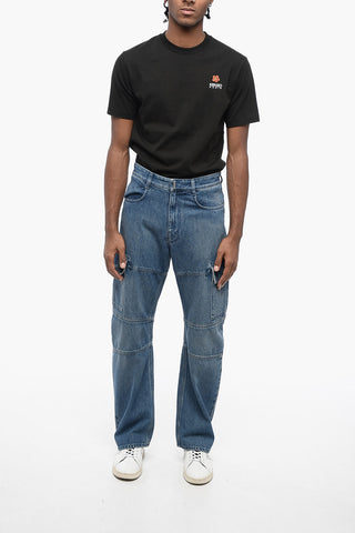 Mid Washed Cargo Denims 28cm