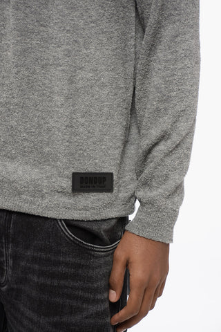 Soft Fabric Crew-neck Sweater with Logo Detail