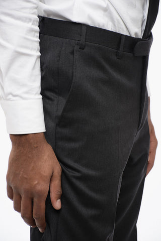 CC COLLECTION Abito 2 Bottoni in Lana Vergine Due Spacchi Revers Classico