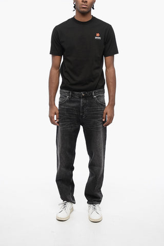 EMPORIO LAB Loose Fit Stone Washed Denims 26cm