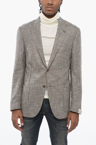 Blazer Semifoderato GATE con Motivo Pied de Poule