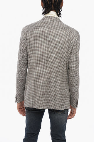 Blazer Semifoderato GATE con Motivo Pied de Poule