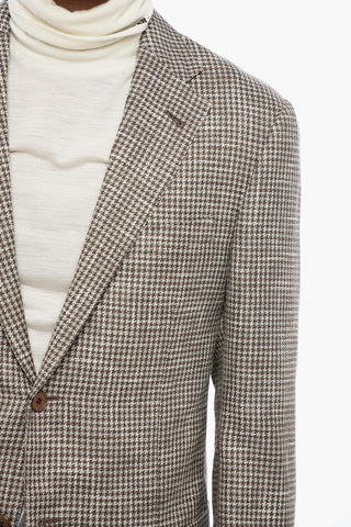 Blazer Semifoderato GATE con Motivo Pied de Poule