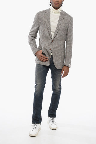 Blazer Semifoderato GATE con Motivo Pied de Poule