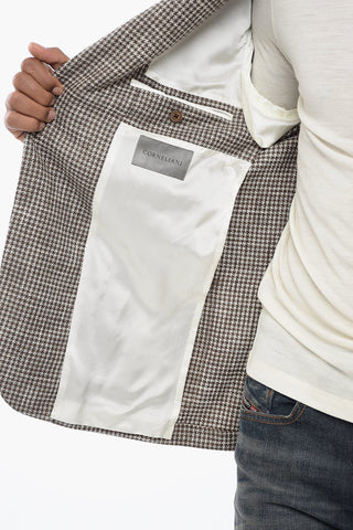 Blazer Semifoderato GATE con Motivo Pied de Poule