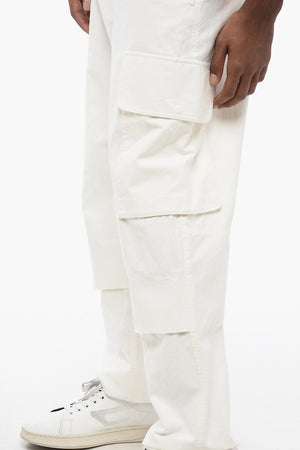 Cargo-Hose aus Baumwolle mit verdecktem Verschluss