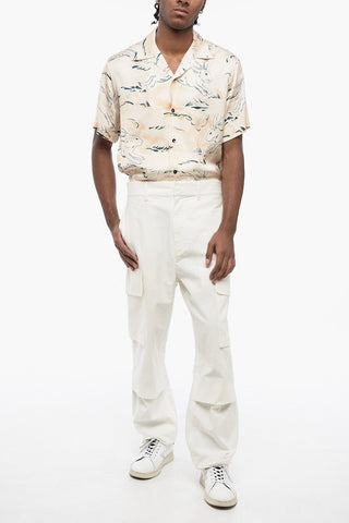 Cargo-Hose aus Baumwolle mit verdecktem Verschluss