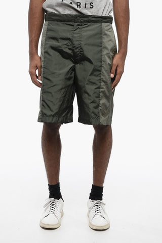 BORN TO PROTECT Shorts in Nylon con Inserti Traspiranti