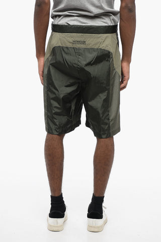 BORN TO PROTECT Shorts in Nylon con Inserti Traspiranti
