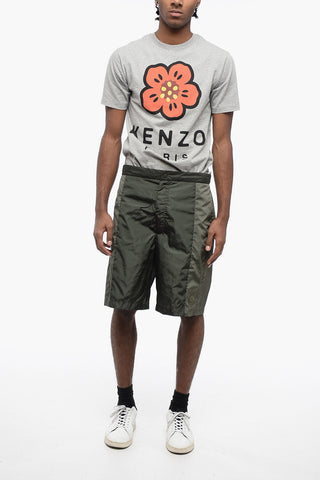 BORN TO PROTECT Shorts in Nylon con Inserti Traspiranti